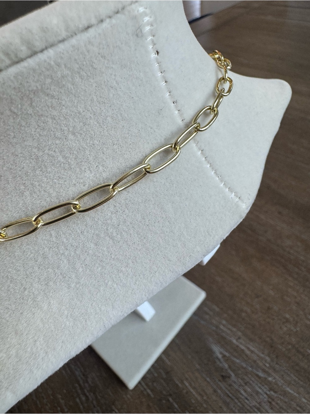 Kendra Scott Daphne convertible Gold link Chain Necklace with Green Pendant - Picture 6 of 8